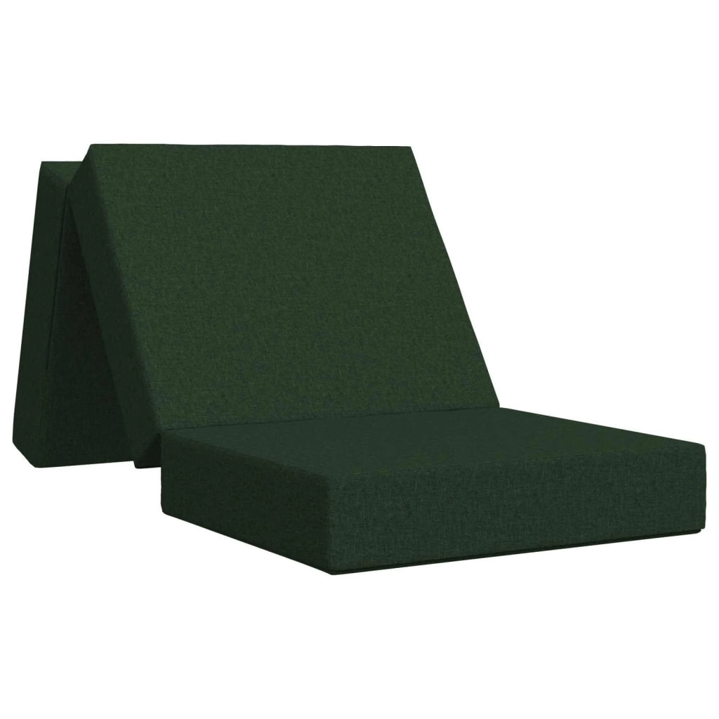 Divano Letto Pieghevole 90 x 63 x 45 cm Verde Scuro 900151
