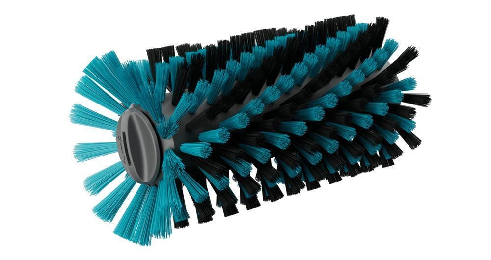 Gardena 14849-20 AquaBrush Spazzola a rullo media per superfici irregolari e fughe materiale setole in nylon duro colore Verde Grigio