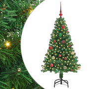 Albero di Natale | Decorazioni natalizie artificiale con 150 LED Verde 150 cm