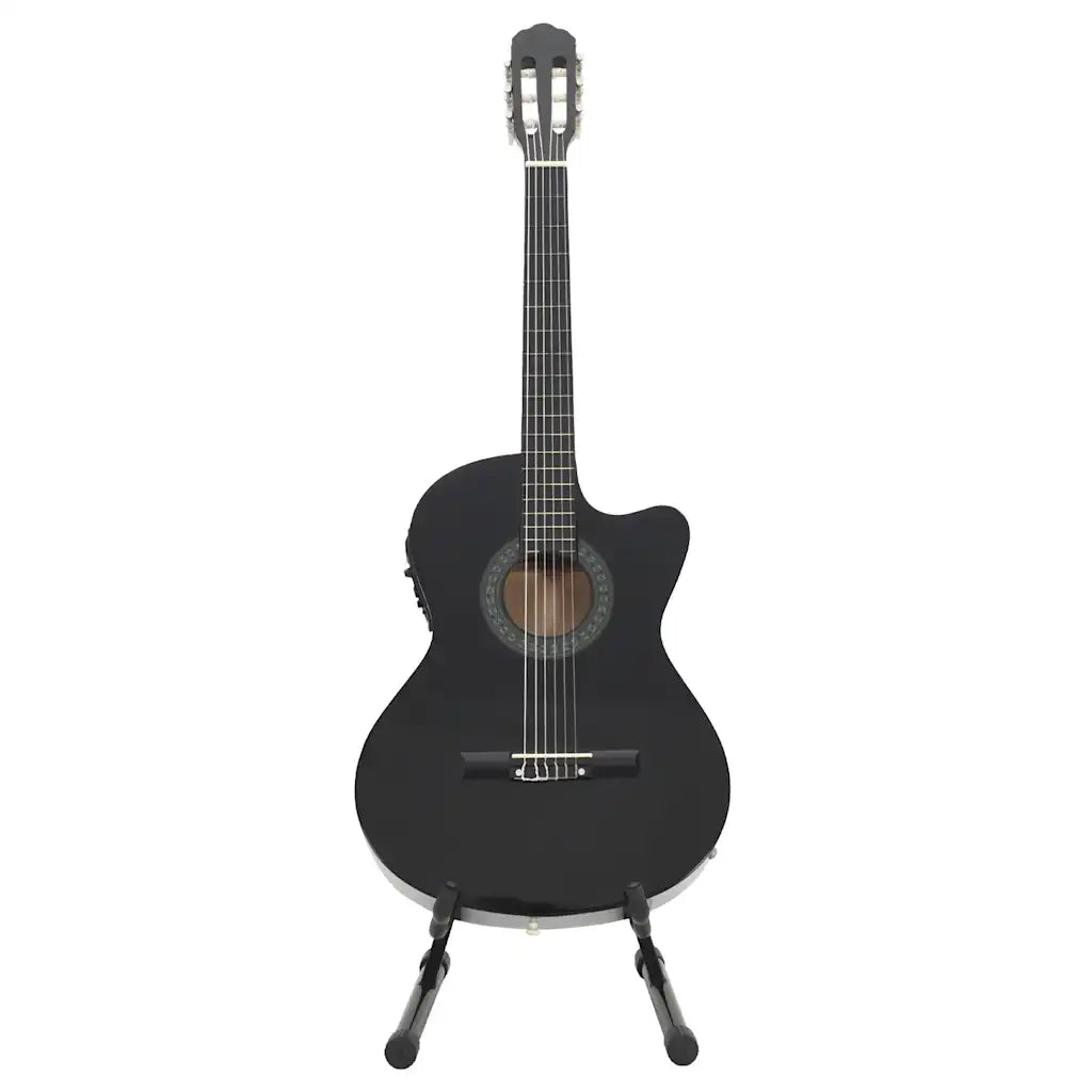 Set Chitarra Western 12 pz con Equalizzatore e 6 Corde Nera CFW5411770