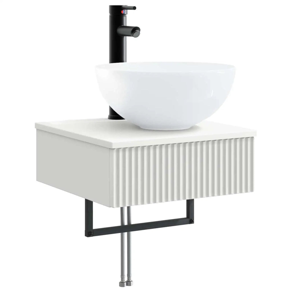 Set di Armadi da Bagno 5 pcs Bianco 43 x 16 x 62,5 cm 3406279