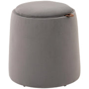 Hocker con cassetto ¨C zephmum ¨C grigio 44x47.5 cm