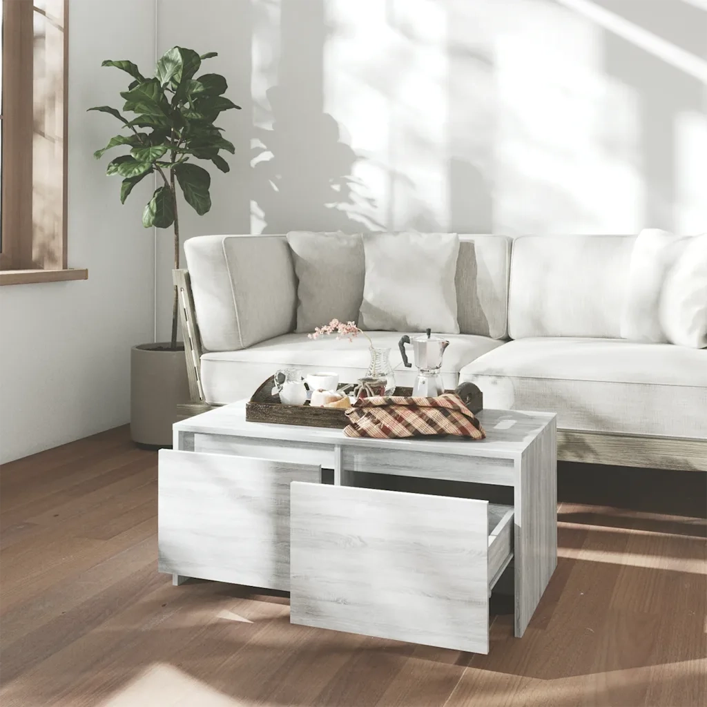 Tavolino da salotto | Tavolino da caff¨¨ | Tavolino da Soggiorno Grigio Sonoma 90x50x41,5 cm in Truciolato