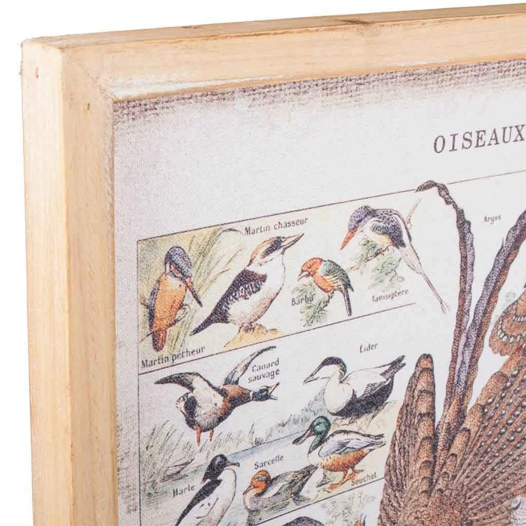Quadro su stoffa stampata con telaio in legno 40x60x2h