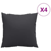 Cuscini per Divano 4 pz | Cuscini per sedie Neri 60x60 cm in Tessuto