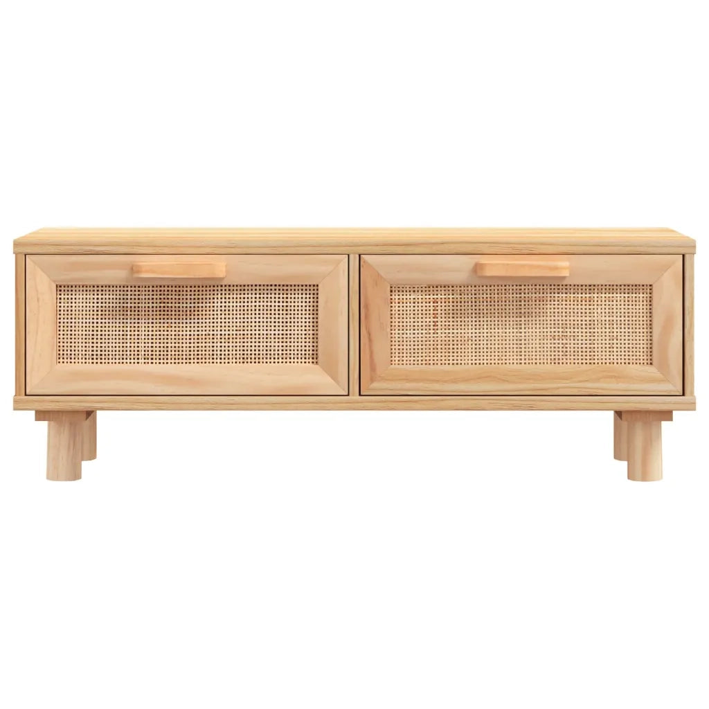 Tavolino Marrone 80x40x30 cm Legno Multistrato e Massello Pino 345623