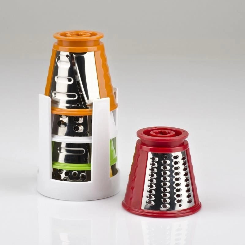 Girmi GT45 grattugia e spiralizzatore elettrici Grattugia elettrica Plastica Multicolore