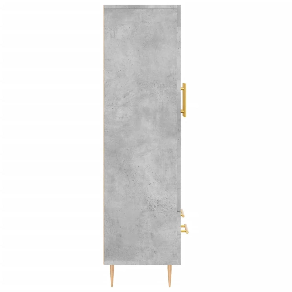 Buffet credenza cassettiera mobiletto mobile contenitore organizer cucina soggiorno salotto alto 69,5 x 31 x 115 cm legno ingegnerizzato grigio 02_0034473