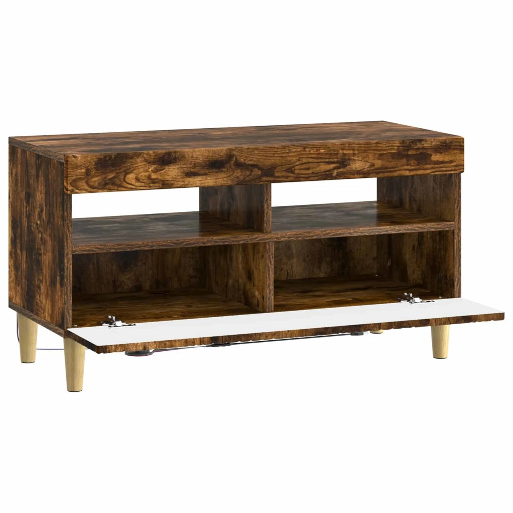 Mobile TV LED Rovere Fumo Legno ingegnerizzato 897220