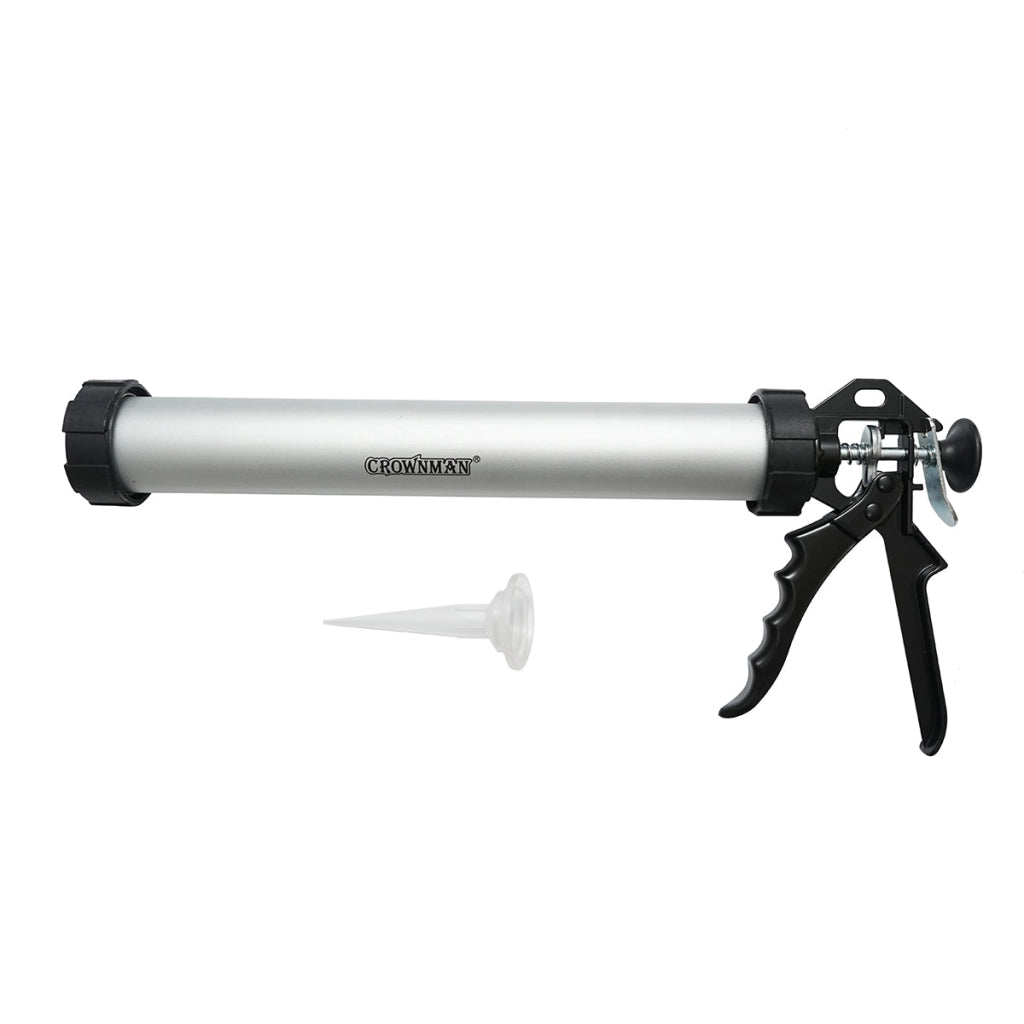 Pistola professionale in alluminio da 380 mm per silicone tipo salame Crownman