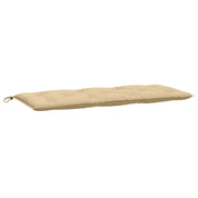 Cuscino per Panca | Cuscini per sedie da Giardino Beige M¨¦lange 120x50x7cm Tessuto