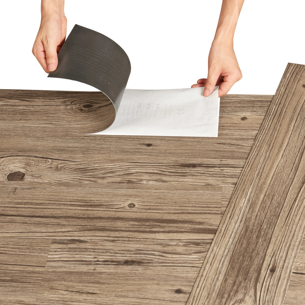 Piastrelle Adesive Vanola in PVC per Spazi Interni 28 listoni = 3,92 m² Effetto Rovere Rustico NEU.HOLZ