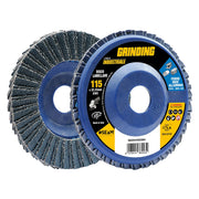 DISCO LAMELLARE PER ACCIAIO INOX 'GRINDING LINEA INDUSTRIALE' ø 115 gr. 120- 10 pezzi  - GRINDING