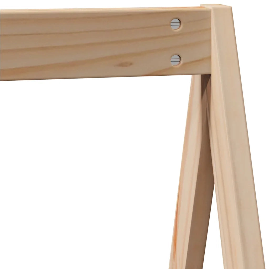 Tetto per Letto Bambini 199x80,5x88 cm Legno Massello di Pino