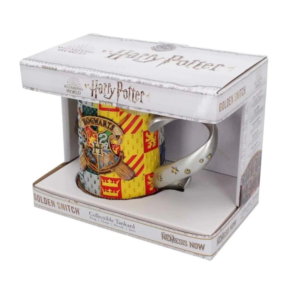 Bicchiere da 600 ml ispirato al Quidditch Boccino d'Oro con tazza interna in acciaio inossidabile rimovibile Multicolore Harry Potter