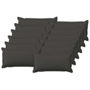 Cuscino con cuscino HOUTEN 12 pz Grigio Scuro Lino 933807