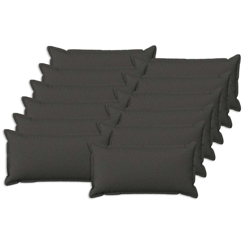 Cuscino con cuscino HOUTEN 12 pz Grigio Scuro Lino 933807