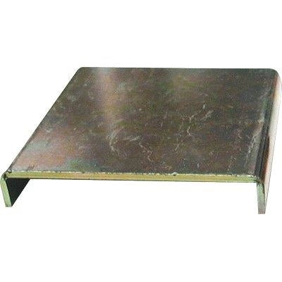 PIASTRA ALZA PILASTRO GAZEBO 855 - ZINCATA GIALLA S.MM 3,0 MM  99X 99- 6 pezzi