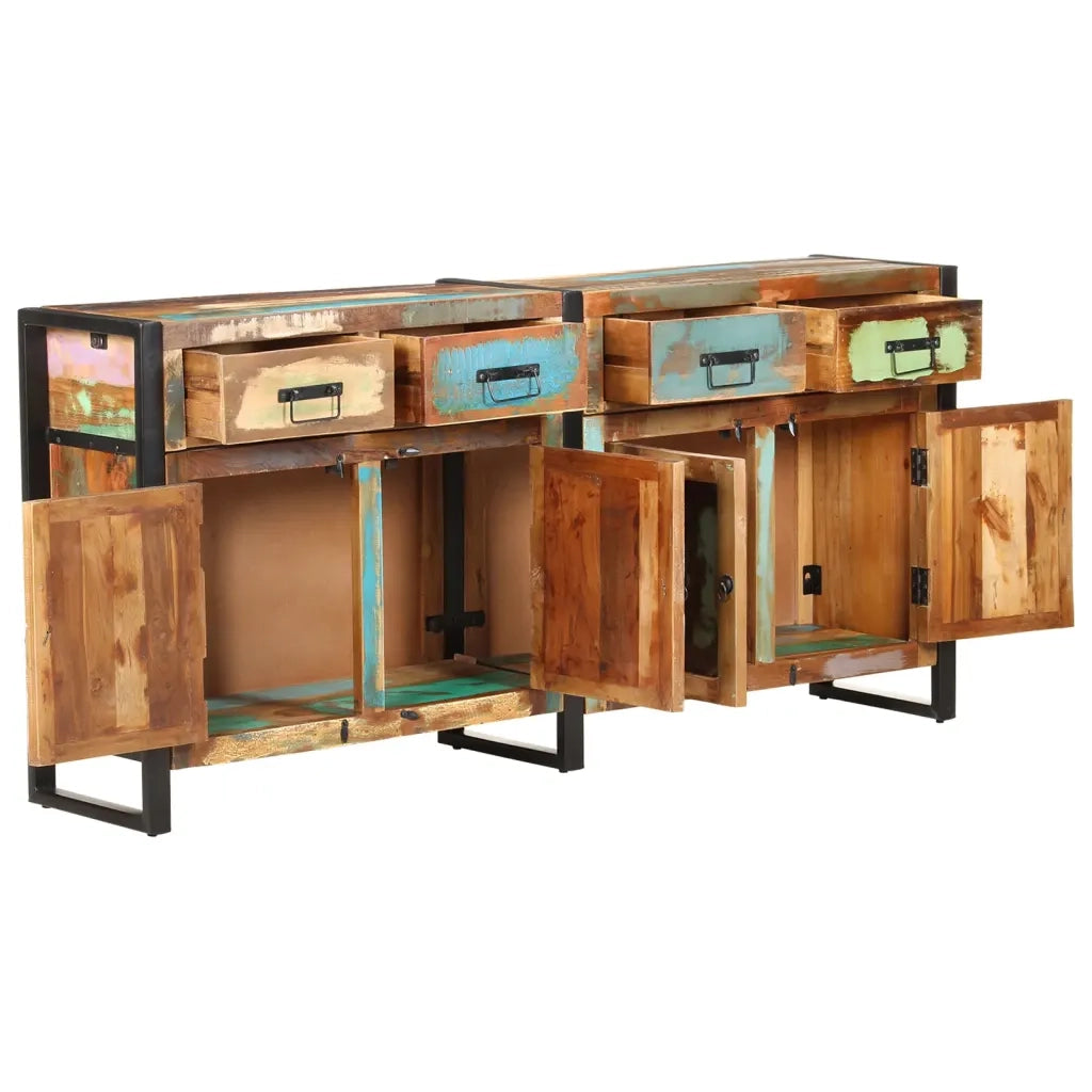 Credenza 172x35x80 cm in Legno Massello di Recupero cod mxl 70699