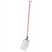Forca KADAX per letame, fieno, paglia, giardino, 5 denti, in metallo, 132 cm