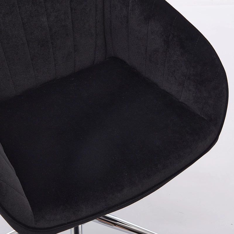 Sedia da Ufficio Ergonomica Girevole con Schienale ¨C MINIMAL ¨C Nero, Regolabile in Altezza