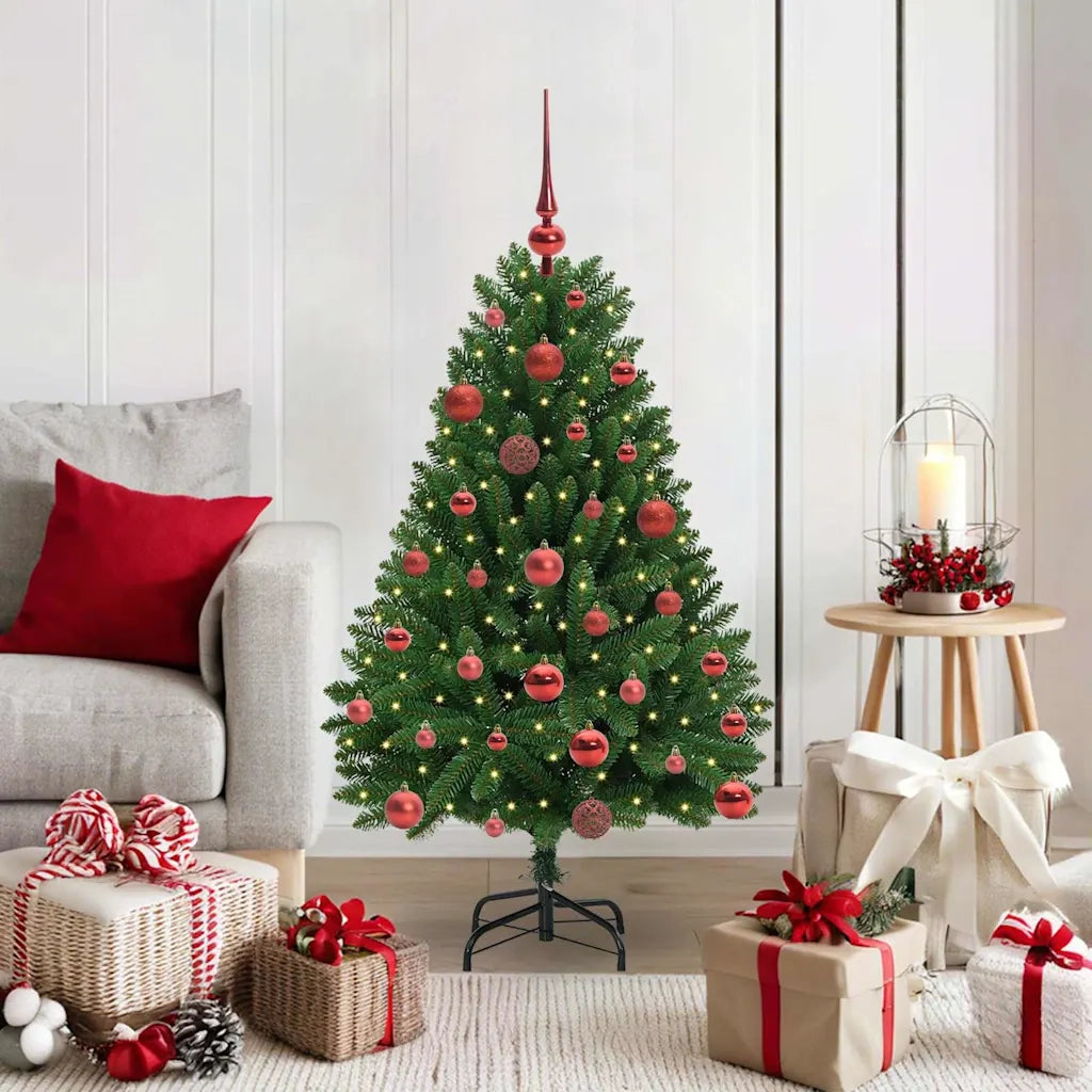 Albero di Natale | Decorazioni natalizie artificiale Verde 120 cm PVC e Metallo