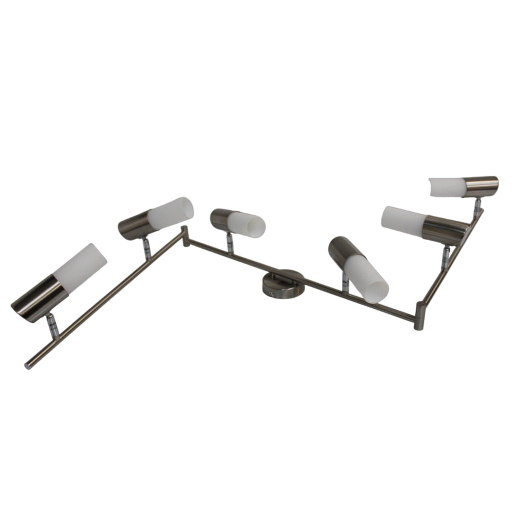 Stecca 6 Faretti con snodi E14 MAX 6x9W ALEYAY