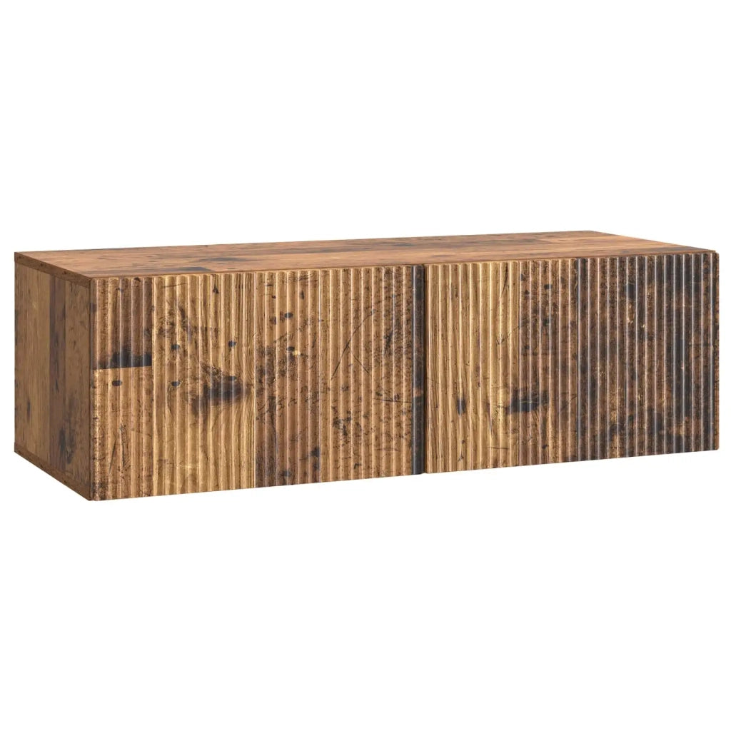 Mobile Porta TV da Muro Legno antico 98 x 41 x 30 cm