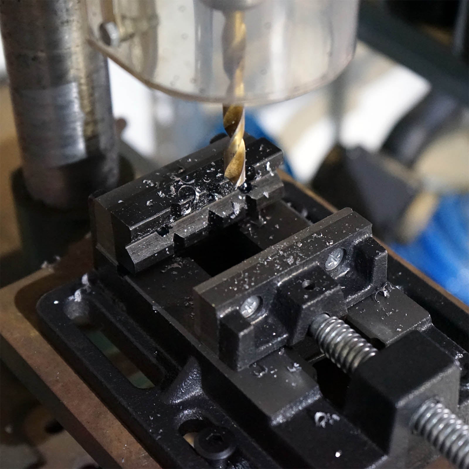 Morsa per macchine da banco Morsa officina Larghezza ganasce 100mm