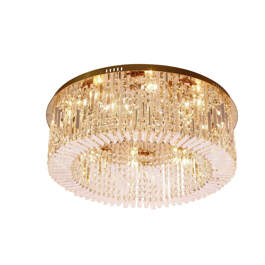 Plafoniera glamour oro cristallo 10xE14 Candellux Maranga