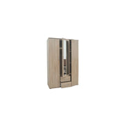 Armadio TOM 3 ante – Quercia Sonoma – Con specchio – L120 x H185 cm