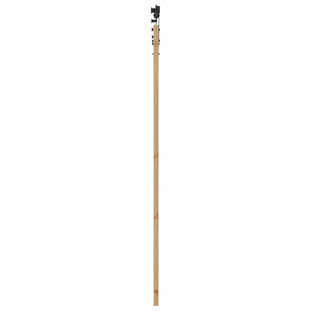 Porta scorrevole ORKDAL Naturale e Nero 86 x 211 cm