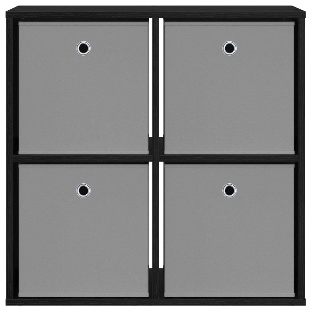 Credenza con cassetto Rovere Nero 68,5 x 32 x 67 cm