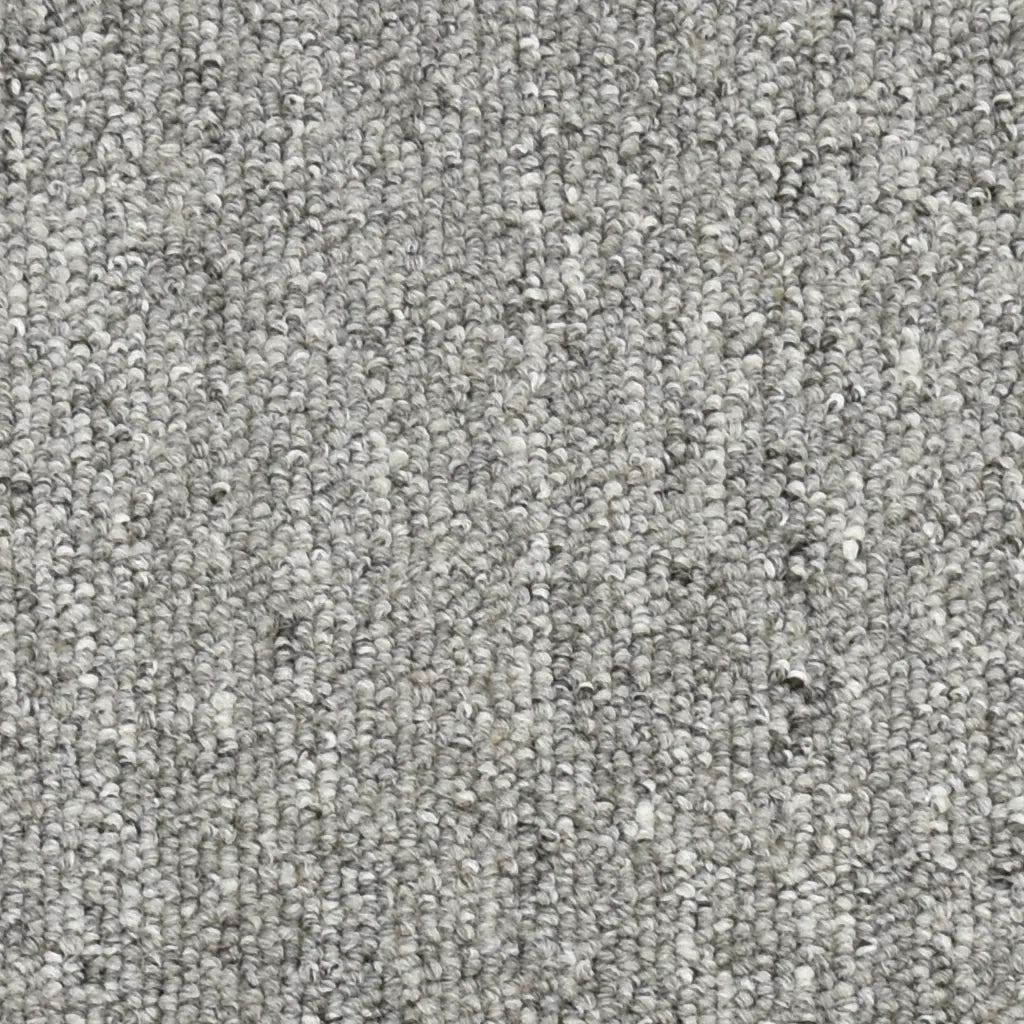 Tappetini per scale 15 pz 56x17x3 cm Grigio chiaro Semicircolari 322370
