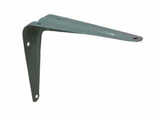 MENSOLA NERVATA- - mm.200x250 colore grigio - 24 pezzi QUALITY