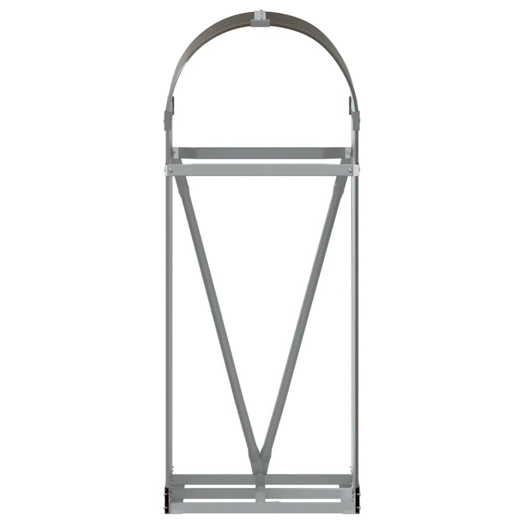 Portaceppi Marrone 40x45x100 cm in Acciaio Zincato