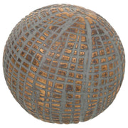Sfera decorativa dorata in poliresina 8x8x8h