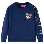 Felpa per Bambini Blu Marino 128cod mxl 84682