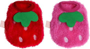Abbigliamento per Piccoli Animali con Disegno Fragola per Hamster, Coniglio e Roditori 3XS - Set da 2 Pezzi