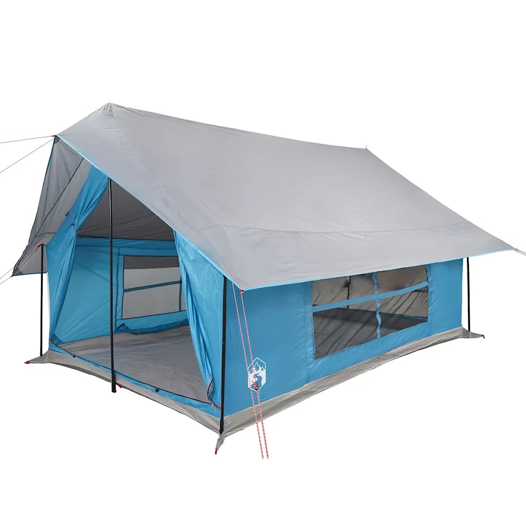 Tenda da Campeggio per 5 Persone-Tenda per Famiglie Blu Impermeabile 785122