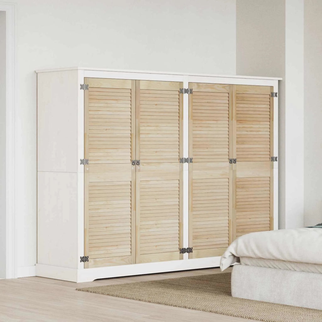 Porta per Armadio 4 pcs Naturale 49,5 x 2,1 x 140,5 cm 3394498