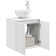 Mobile Lavabo | Armadio Lavabo da Parete Bianco 49,5 x 35 x 63 cm