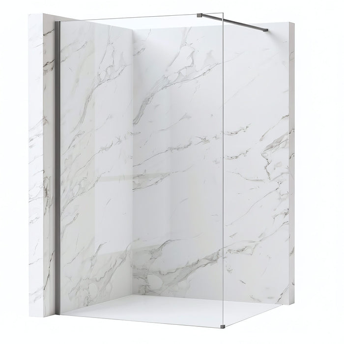 Parete Doccia Rea Flexi Transparent / Titan 120