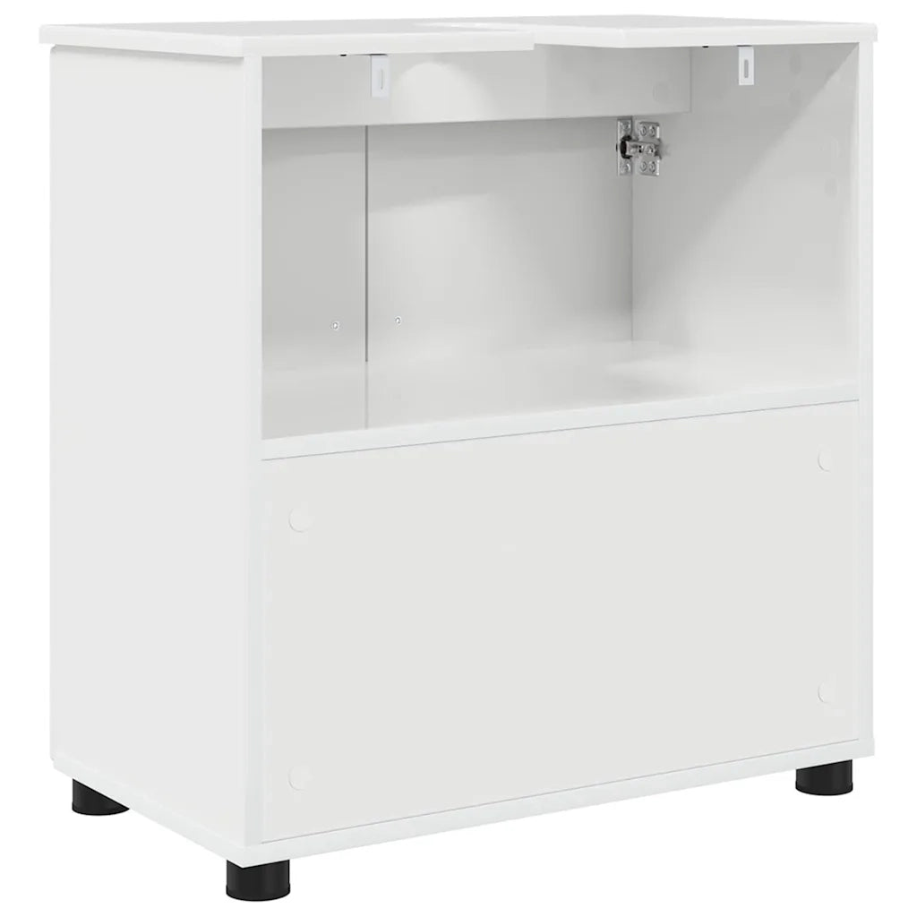 Mobile da Bagno con archiviazione Bianco Lucido 61 x 35 x 64 cm