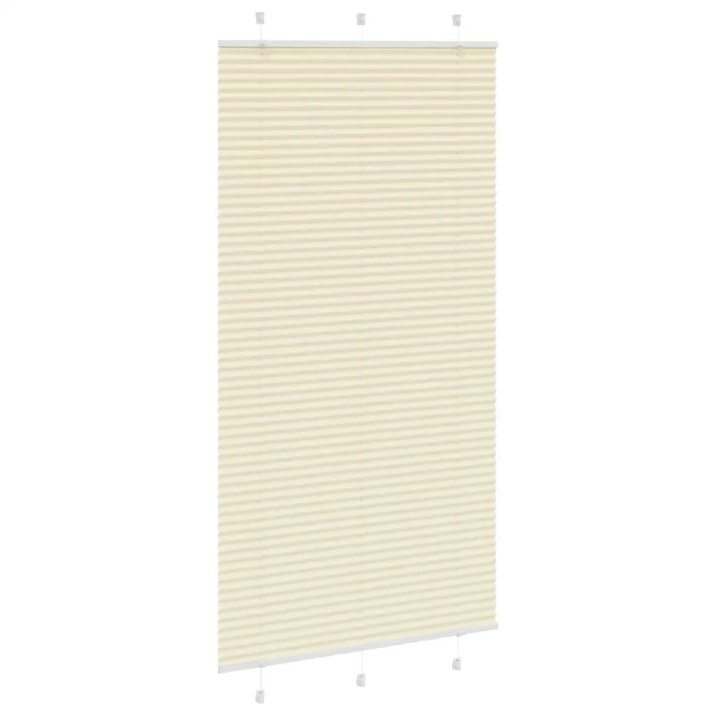 Tenda Plissettata Crema 110x200 cm Larghezza Tessuto 109,4 cm 4015315