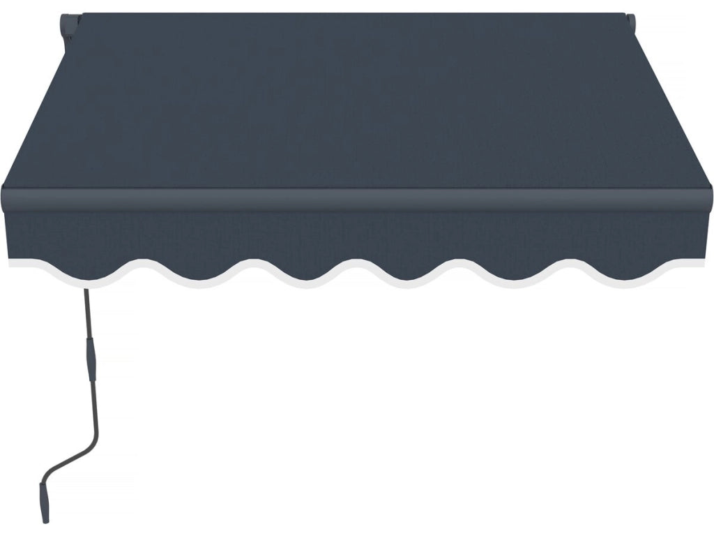 Tenda da sole in alluminio "Ombra 1" - 160 x 120 cm - Grigio