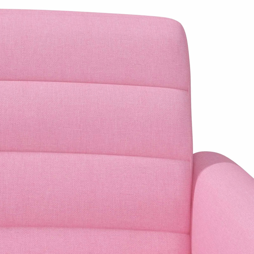 Loveseat con bottoni imbottiti Rosa 116 x 67 x 80 cm Tessuto 42041786