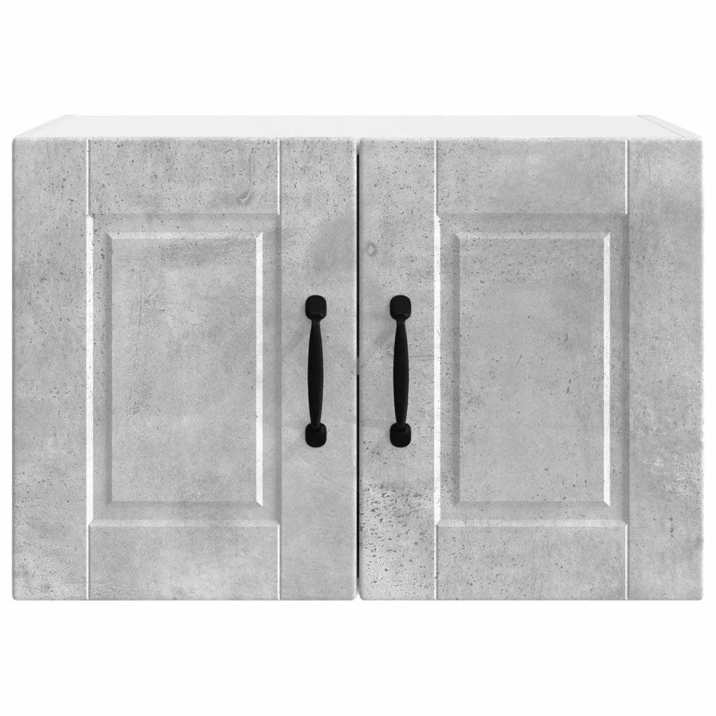 Pensile da cucina | Armadietto a muro PORTO 2 pz Grigio cemento 60 x 31 x 40 cm