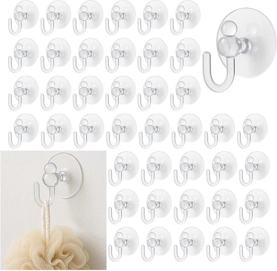 Set di 42 Spazzole per Parete con Zappatrice per Bagno e Cucina - Spazzole per Parete Transpiranti Idrorepellenti