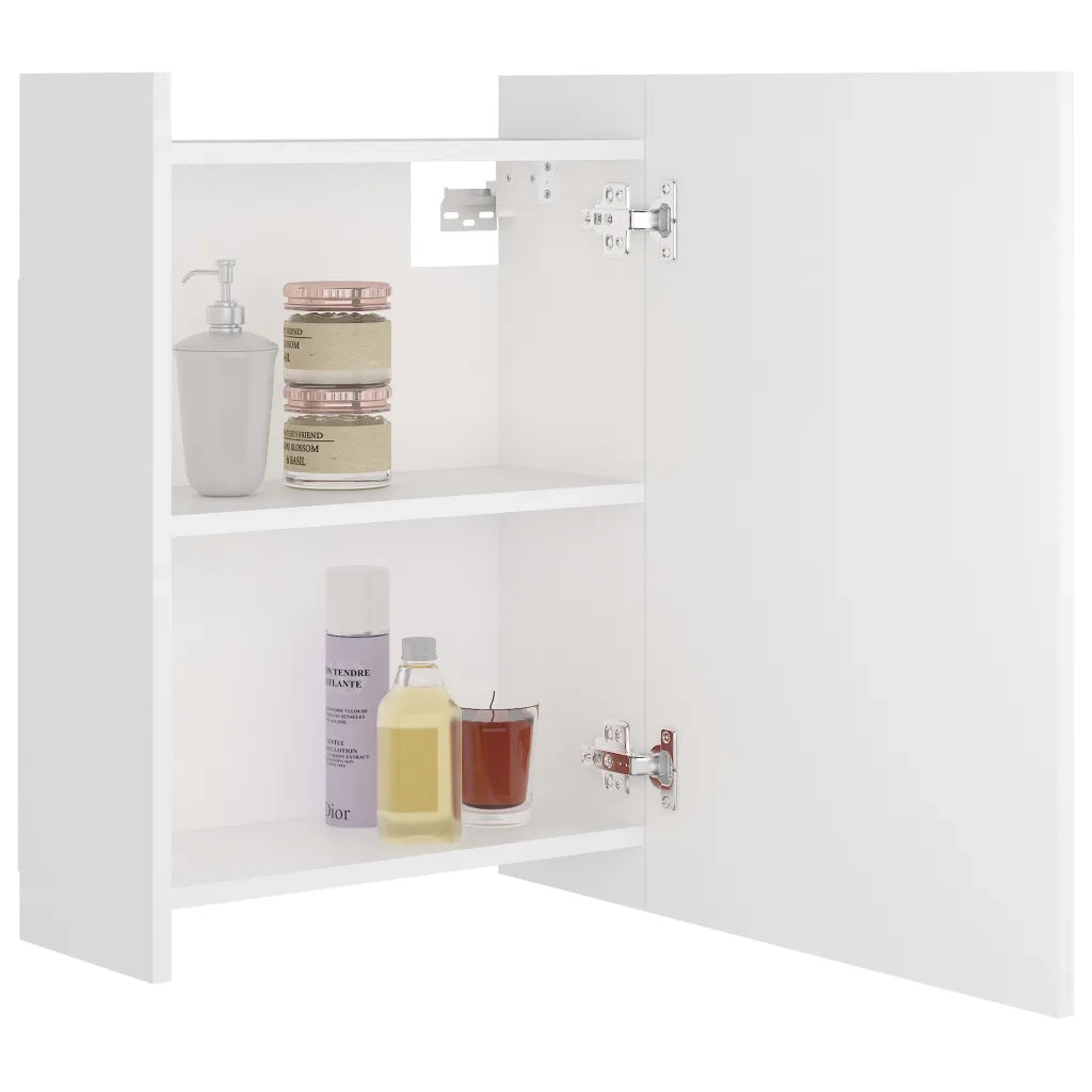 Armadietto a Specchio Bianco 62,5x20,5x64 cm Legno Multistrato cod mxl 77608